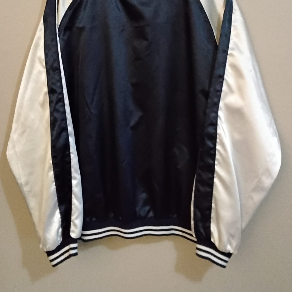 Vintage Penmans Navy White Satin Sukajan Souvenir Bomber Jacket – Size Large EUC - Picture 12 of 12